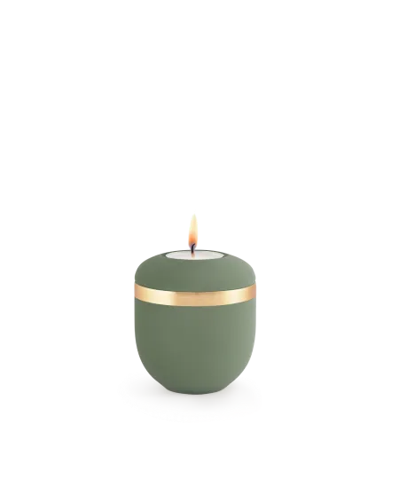 Gedenklicht "Xenon" (Samtton Oliv)