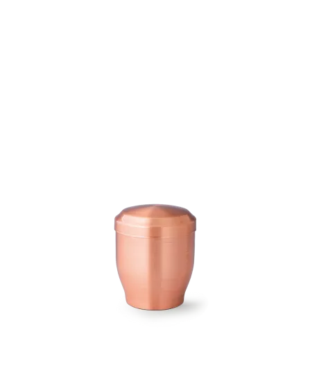 Gedenk-Microurne, kupfer galvanisch hell